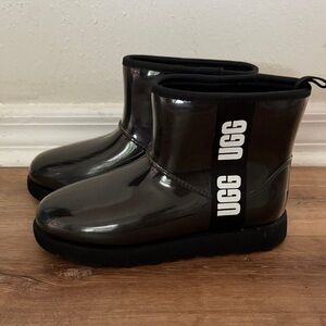 UGG Glossy Black Boots
